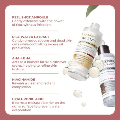 Peel Shot Glow Rice Ampoule Duo